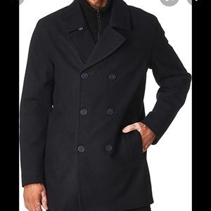 Marc New York Andrew Marc Wool Peacoat 6 Button
